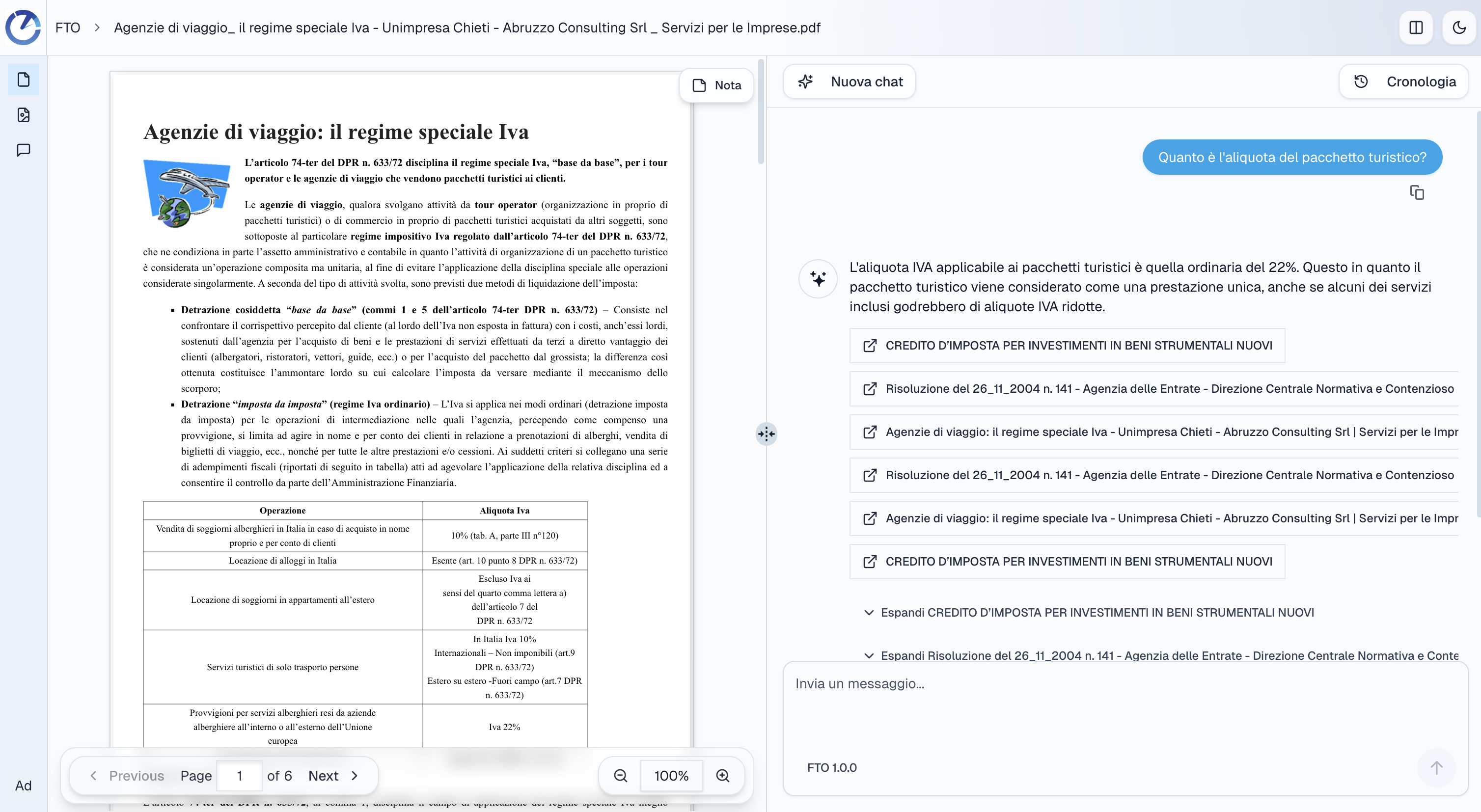 Anteprima della piattaforma FTO
